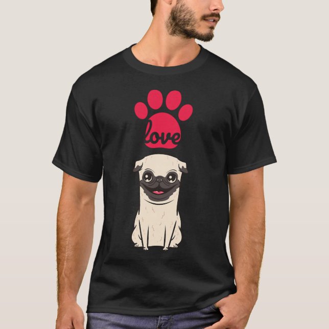 Pug Dog T-Shirt (Front)