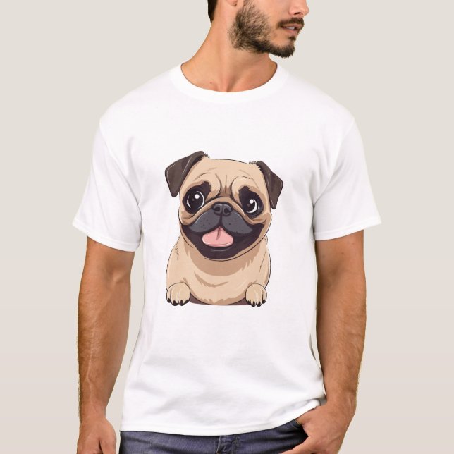 Pug dog T-Shirt (Front)