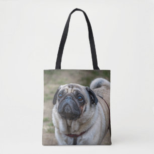 Pug dog Tote Bag