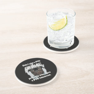 Pug Dog Yesterday Today Tomorrow Coaster