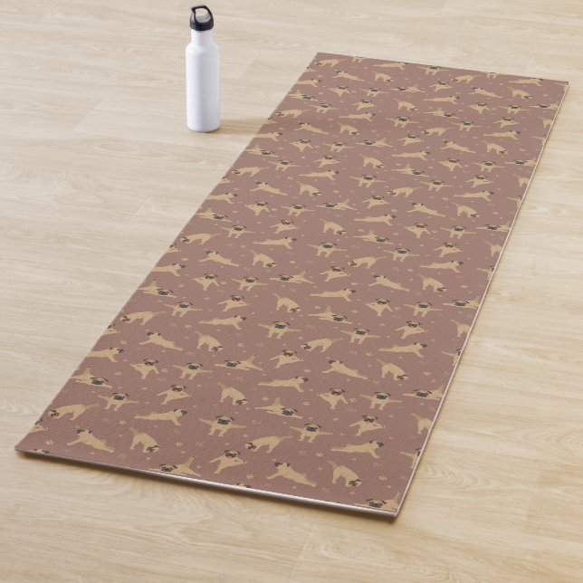 Pug dog Yoga Mat (In Situ)
