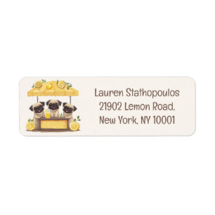 Pug Dogs Lemonade Stand