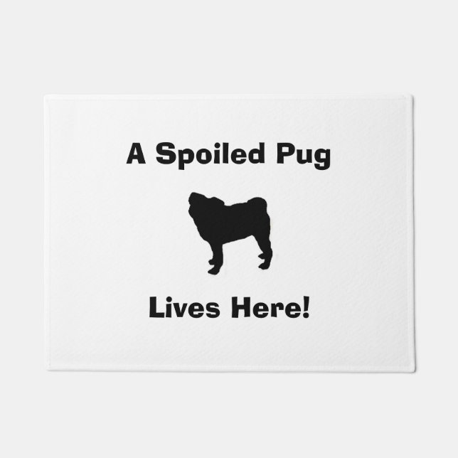 "Pug" Doormat (Front)