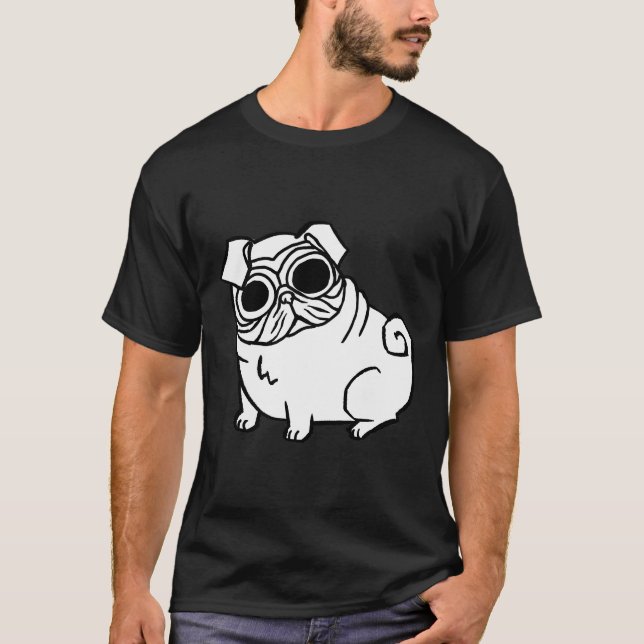 Pug-eyed Classic T-Shirt 463 (Front)