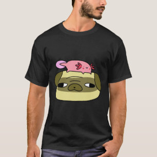 Pug Face and Axolotl Classic 107 T-Shirt