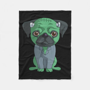 Pug Fleece Blanket