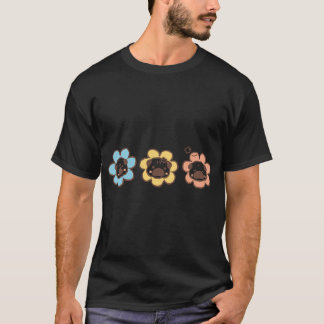 Pug Flowers T-Shirt