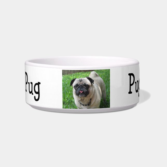 Pug Food Bowl (Front)