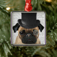 Pug, Formal Hound and Hat