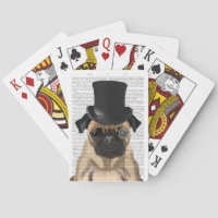 Pug, Formal Hound and Hat