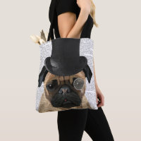 Pug, Formal Hound and Hat