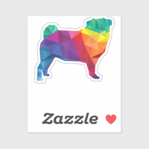 Pug Gay Pride LGBT Rainbow Flag T shirt Dog Lovers