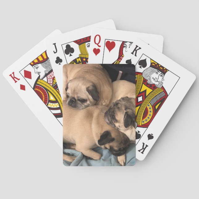 Pug Grumble Playing Cards (Back)