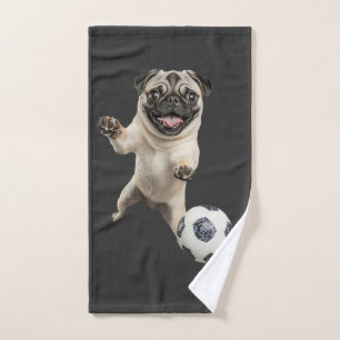 Pug   hand towel