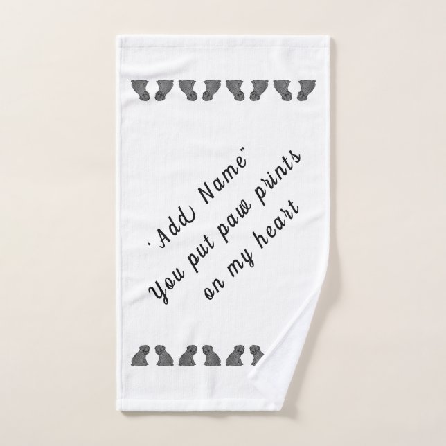 Pug Hand Towel (Hand Towel)