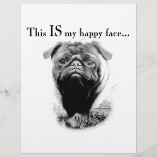 Pug Happy Face