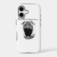 Pug Happy Face