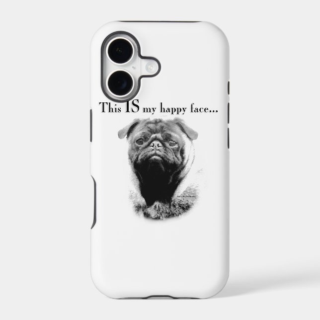 Pug Happy Face (Back)