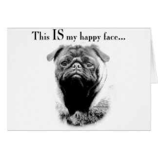 Pug Happy Face