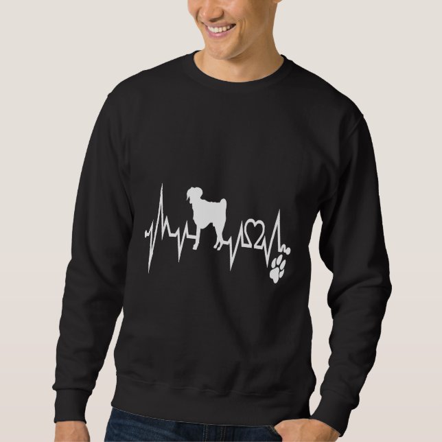 Pug Heartbeat Classic T-Shirt 427 Sweatshirt (Front)