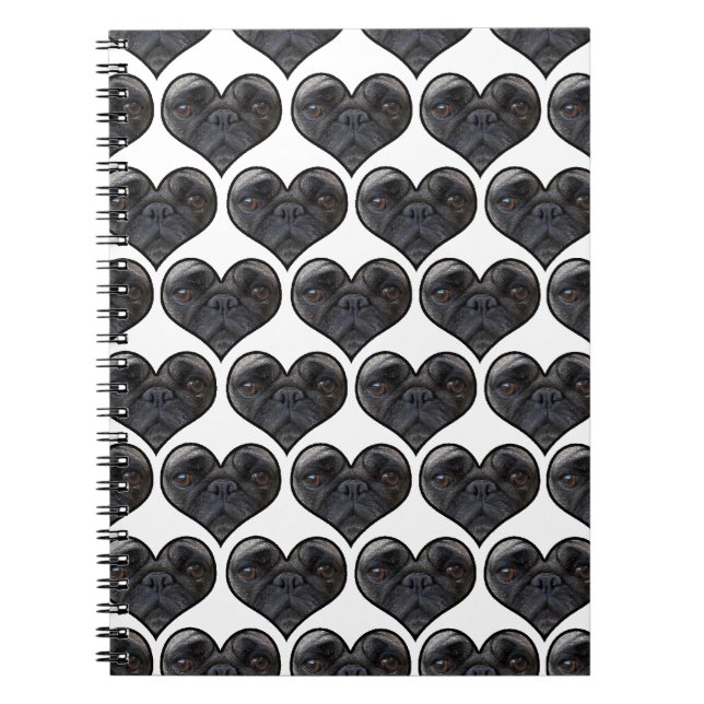 Pug Hearts Notebook (Front)