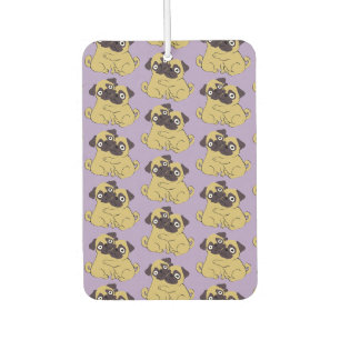 Pug hug  car air freshener