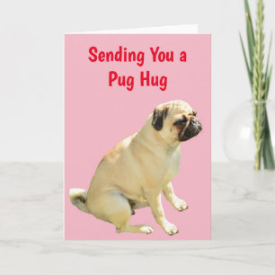 Pug Hug Card