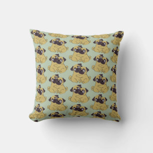 Pug hug cushion