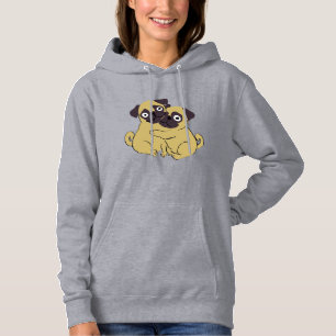 Pug hug hoodie