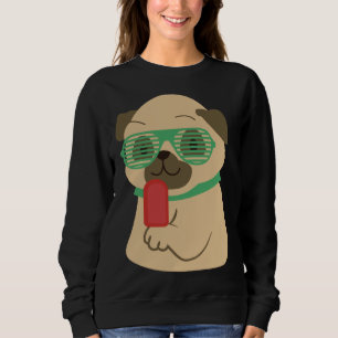 Pug icecream cute pug dog Essential T-Shirt 503 Sweatshirt