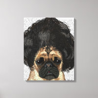 Pug In A Bad Wig