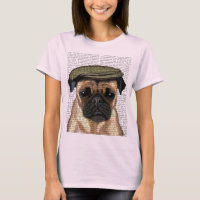 Pug in Flat Cap