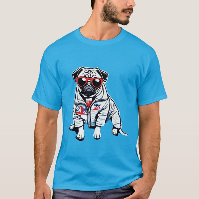 PUG IN THE UK 15 T-Shirt (Front)