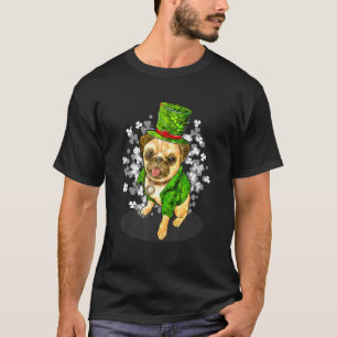 Pug Irish C Costume St Patrick Day Dog T-Shirt
