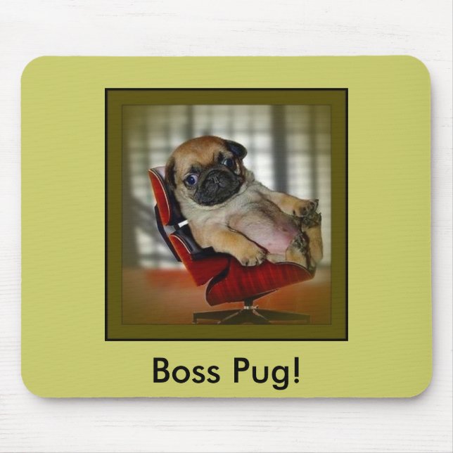 Pug it! mouse pad (Front)