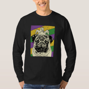 Pug Jester Mardi Gras Dog Mom or Dad T-Shirt