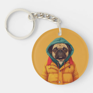 Pug key ring