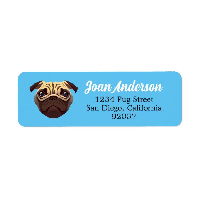 Pug Label (Front)