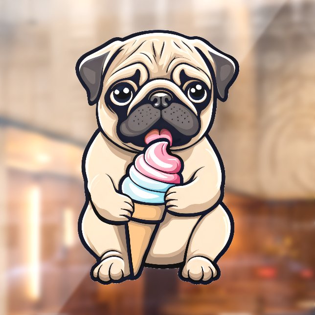 Pug licking ice cream (Sheet 2)