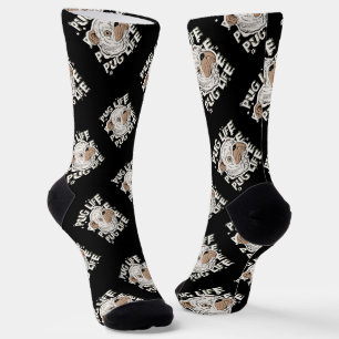 Pug Life Animal Dog Socks