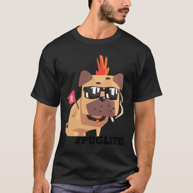 Pug Life Classic  275 T-Shirt (Front)