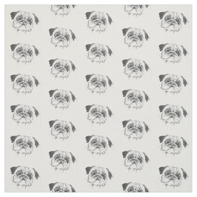 Pug Life Fabric (Swatch)