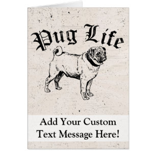 Pug Life Funny Dog Gangster