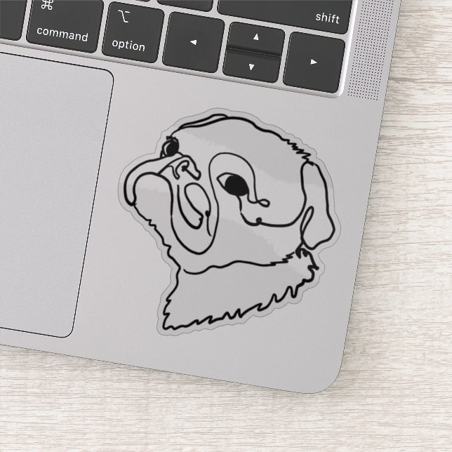 Pug Life in Line Art (Detail)