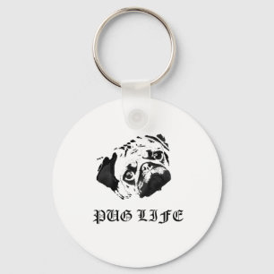 Pug Life Key Ring