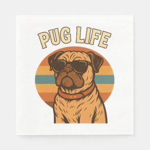 Pug Life Napkin