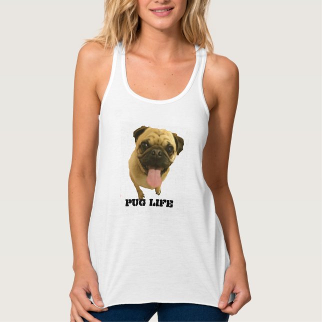 Pug Life Singlet (Front)