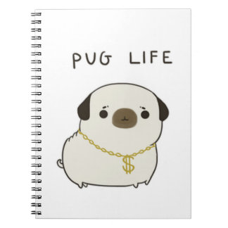 Pug Life Spiral Notebook