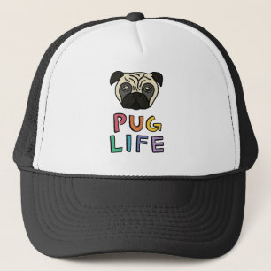 Pug life trucker hat