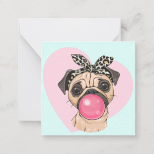 Pug Love Card
